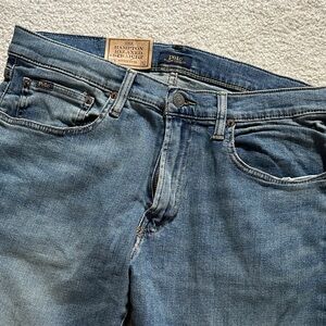New with tag - Polo by Ralph Lauren Men's Hampton Relaxed Fit Jeans - Light Blue